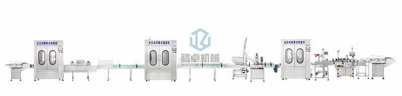 Instant bird’s nest washing, drying, filling, screwing, marking, labeling and marking production line